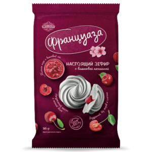 Зефир с начинкой вишня ФАС 165гр
