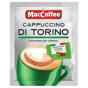 Напиток кофейный растворимый Cappuccino di Torino с корицей 25гр