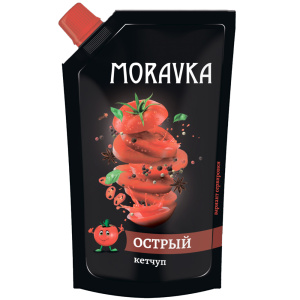 Кетчуп "Моравка" Острый дой-пак 300г