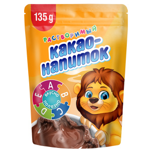 Какао-напиток растворимый "Львенок" 135гр