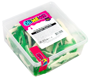 Мармелад жевательный "Chi-wa-wa Bulk" джелли крокодил сладкий со вкусом и ароматом яблока
