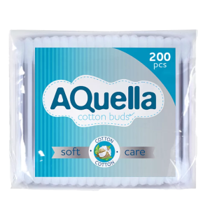 Ватные палочки "Aquella" 200шт