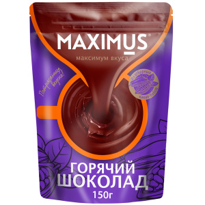 Какао-напиток растворимый "Горячий шоколад" TM Maximus 150гр