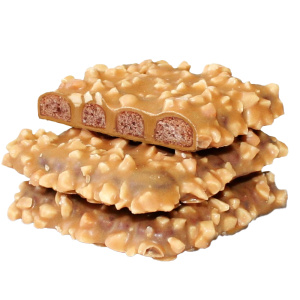 Печенье глазированное с арахисом "Chocoline" с какао и карамелью