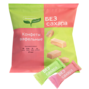 Конфеты вафельные "В гостях у сказки" со вкусом топлёное молоко 170 гр