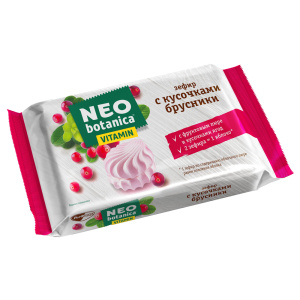 Зефир Neo botanica vitamin с кусочками брусники 250гр