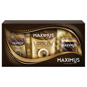 Набор кофе сублимированный "Gold Collection" ТМ Maximus кружка с деколью