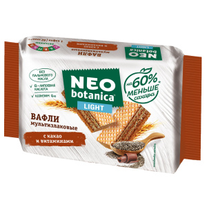 Вафли Neo-Botanica Light с какао и витаминами 145гр