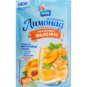 Смесь для напитка лимонад "Персиковый фьюжн" 80гр