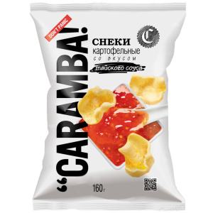 Снеки картофельные "CARAMBA" Тайский соус 160гр
