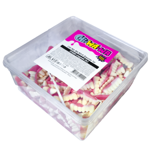 Мармелад "Chi-wa-wa Bulk" джелли зубки сладкий со вкусом клубники и ванили
