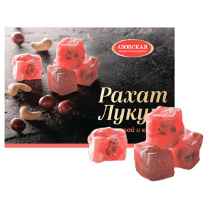Рахат-лукум с клюквой и кешью 160гр
