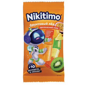 Сироп для приготовления фруктового льда "Nikitimo" тропический микс 190гр
